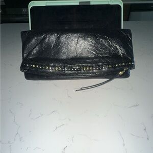 Black Studded Clutch